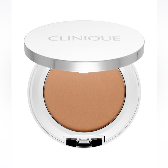 NEW FULL SIZE CLINIQUE BEYOND PERFECTING POWDER FOUNDATION + CONCEALER IN SAND - Picture 2 of 6